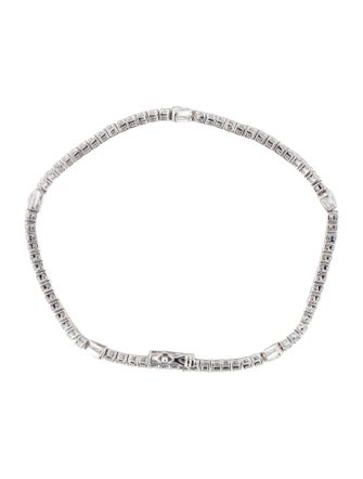 Badgley Mischka 14K 5.05ctw Lab-Grown Diamond Link Bracelet