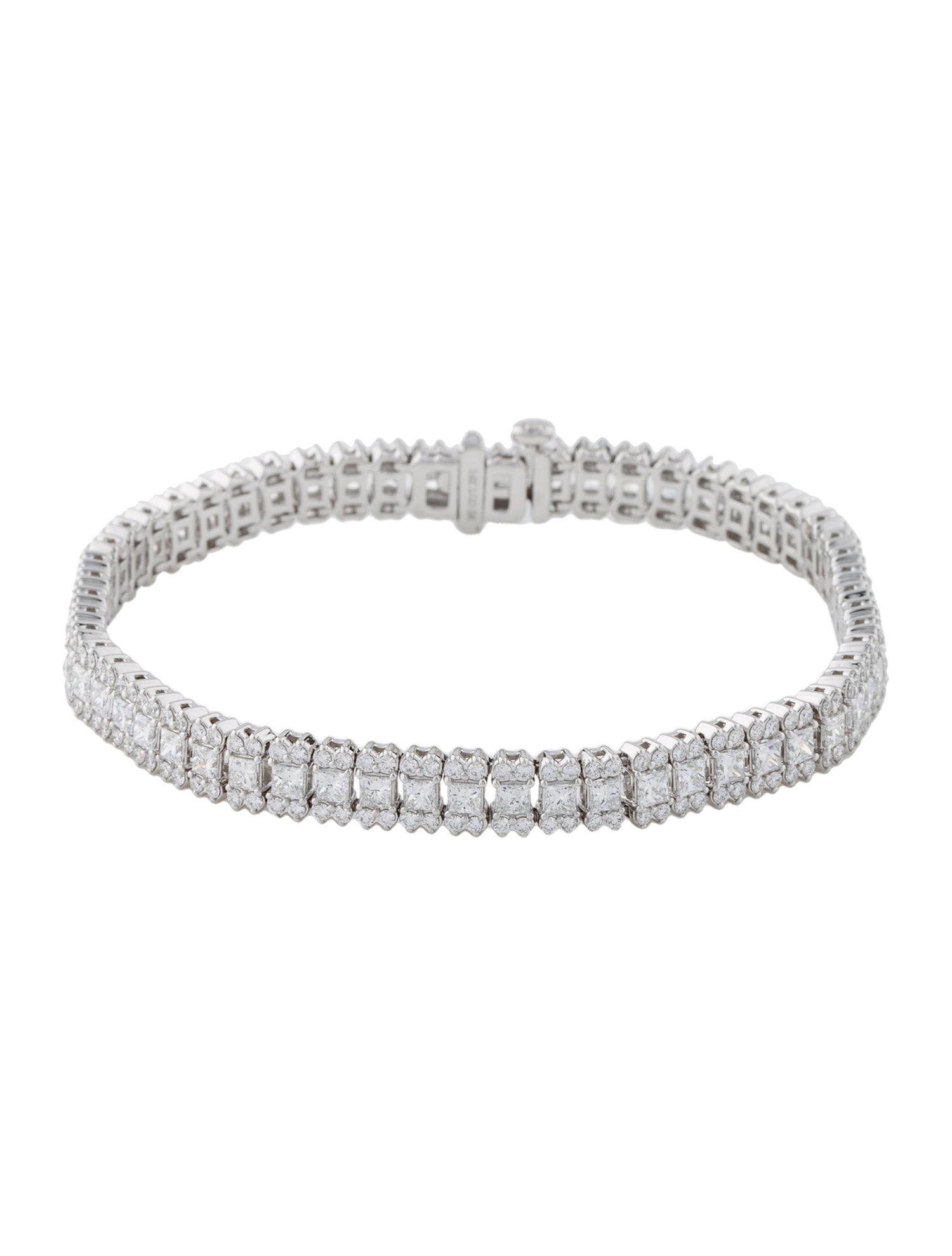 Badgley Mischka 14K 6.00ctw Lab-Grown Diamond Link Bracelet