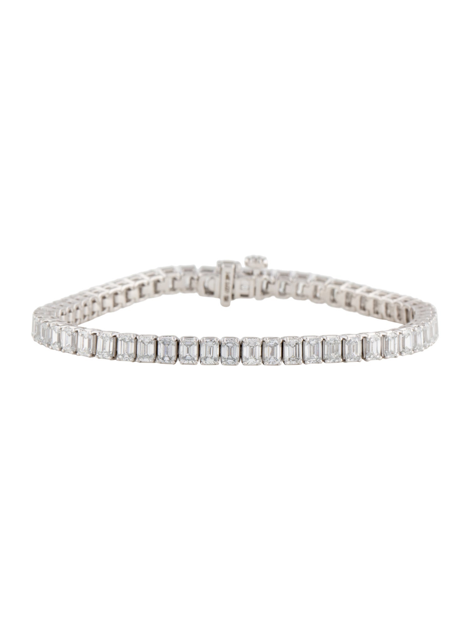 Badgley Mischka 14K 7.01ctw Lab-Grown Diamond Tennis Bracelet
