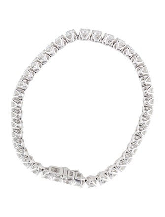 Badgley Mischka 14K 10.00ctw Lab-Grown Diamond Tennis Bracelet