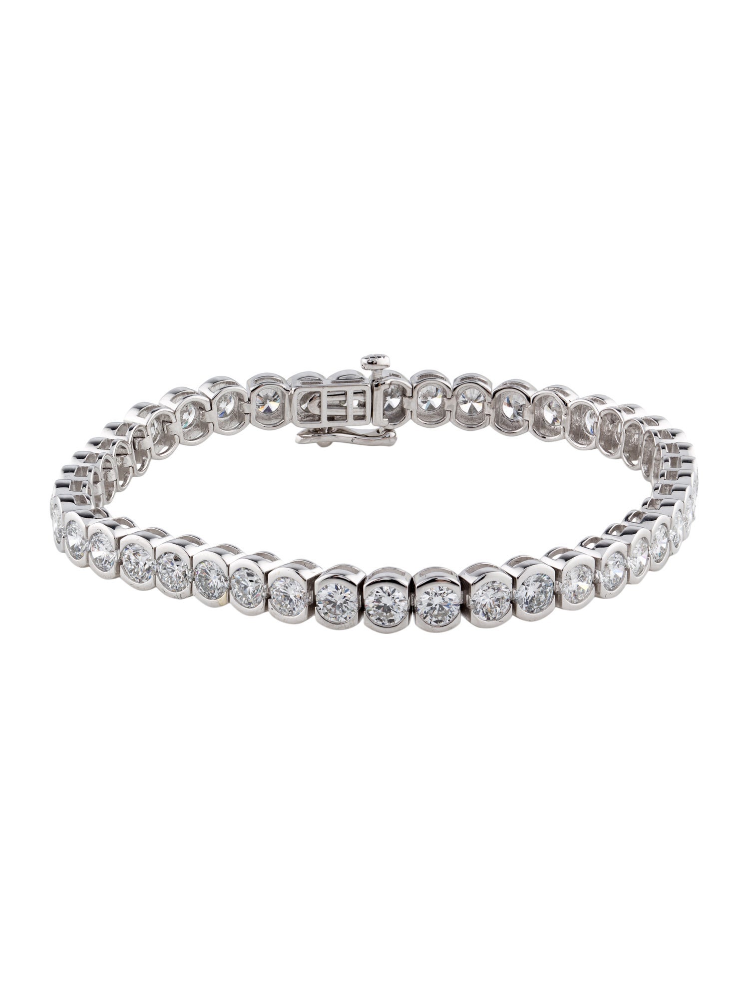 Badgley Mischka 14K 10.01ctw Lab Grown Diamond Tennis Bracelet