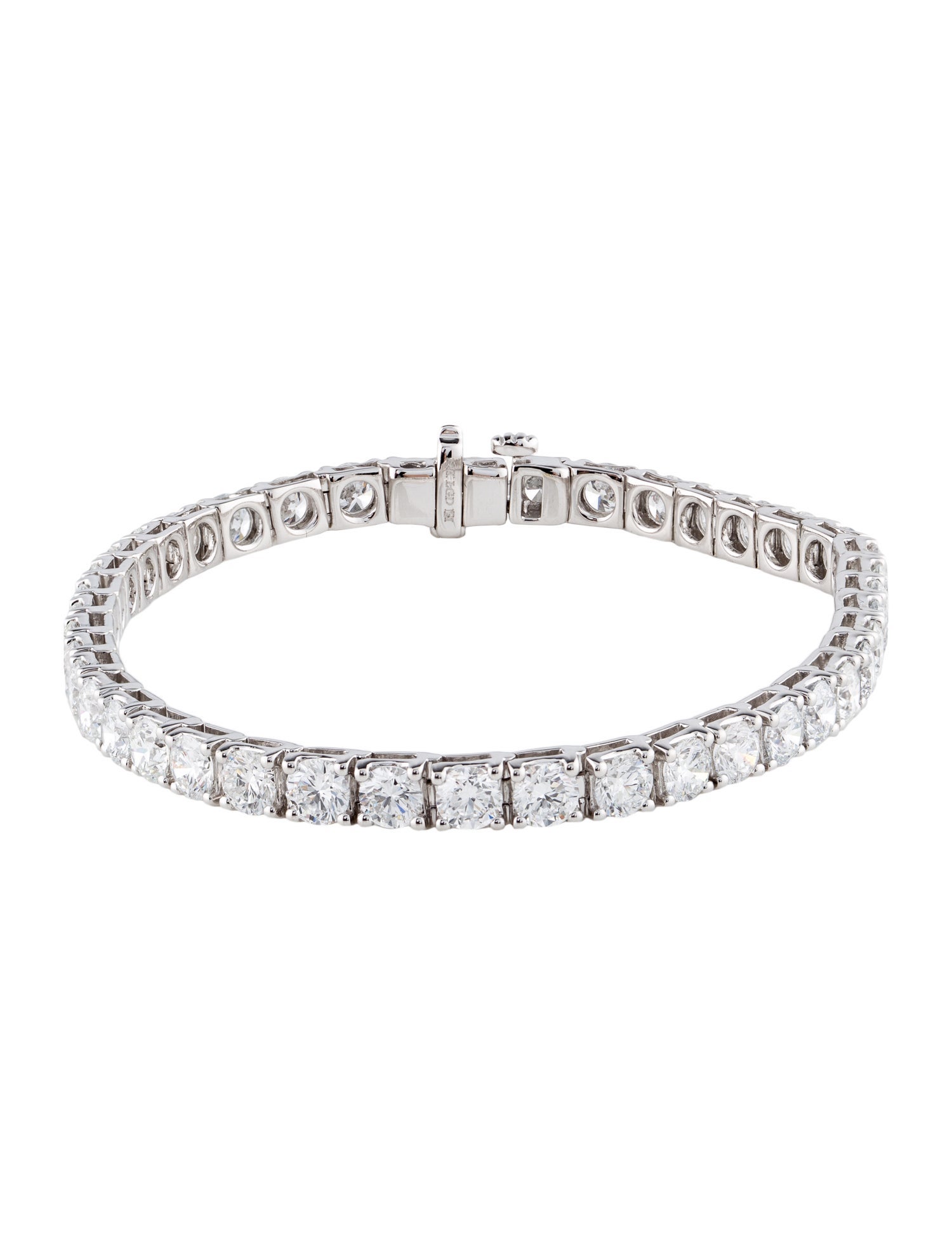 Badgley Mischka 14K 13.02ctw Lab-Grown Diamond Tennis Bracelet