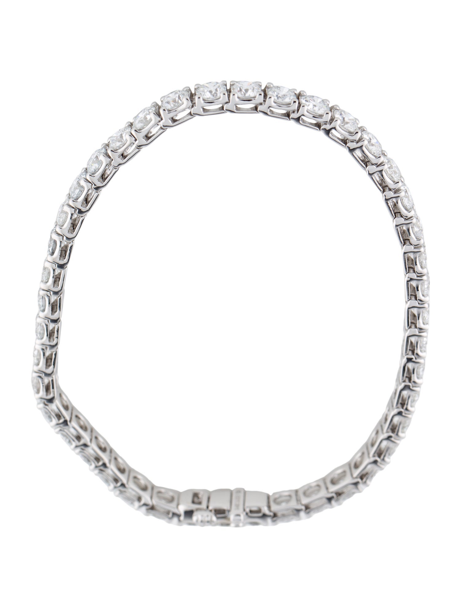 Badgley Mischka 14K 13.02ctw Lab-Grown Diamond Tennis Bracelet