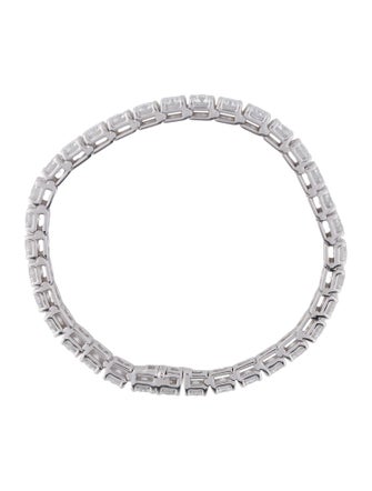 Badgley Mischka 14K 20.02ctw Lab-Grown Diamond Tennis Bracelet