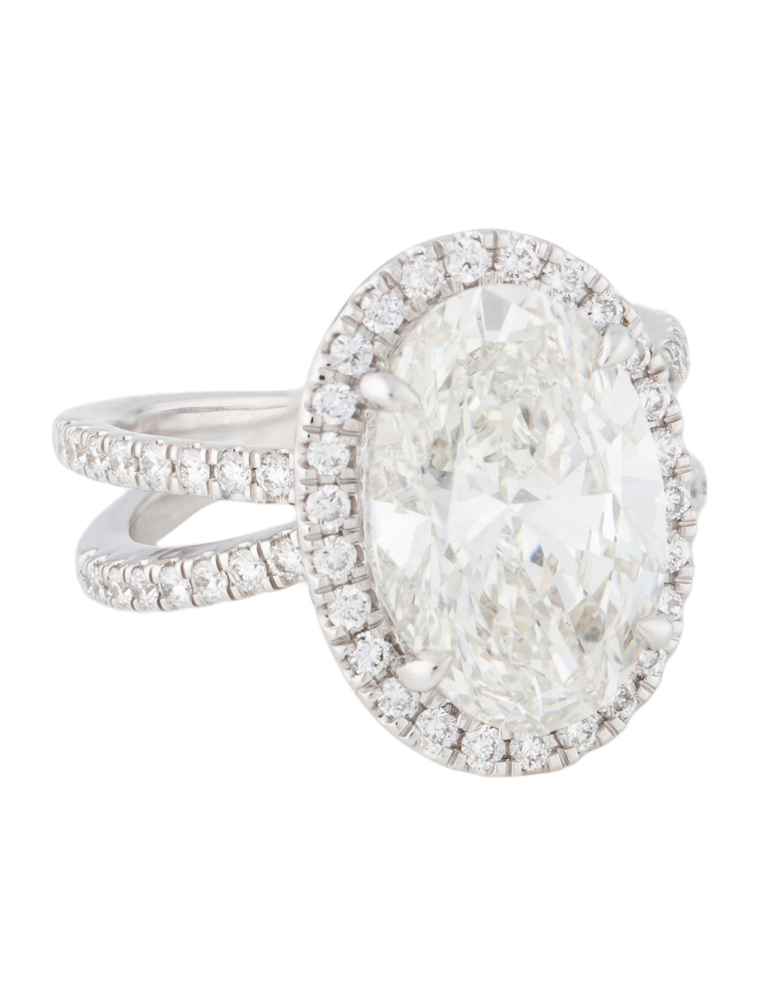 Badgley Mischka 6.08ct Lab-Grown Diamond Engagement Ring
