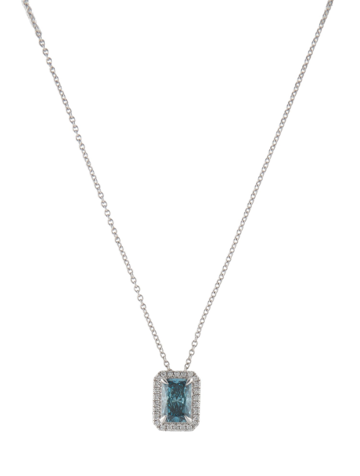 Badgley Mischka 14K 1.83ctw Lab-Grown Diamond Pendant Necklace