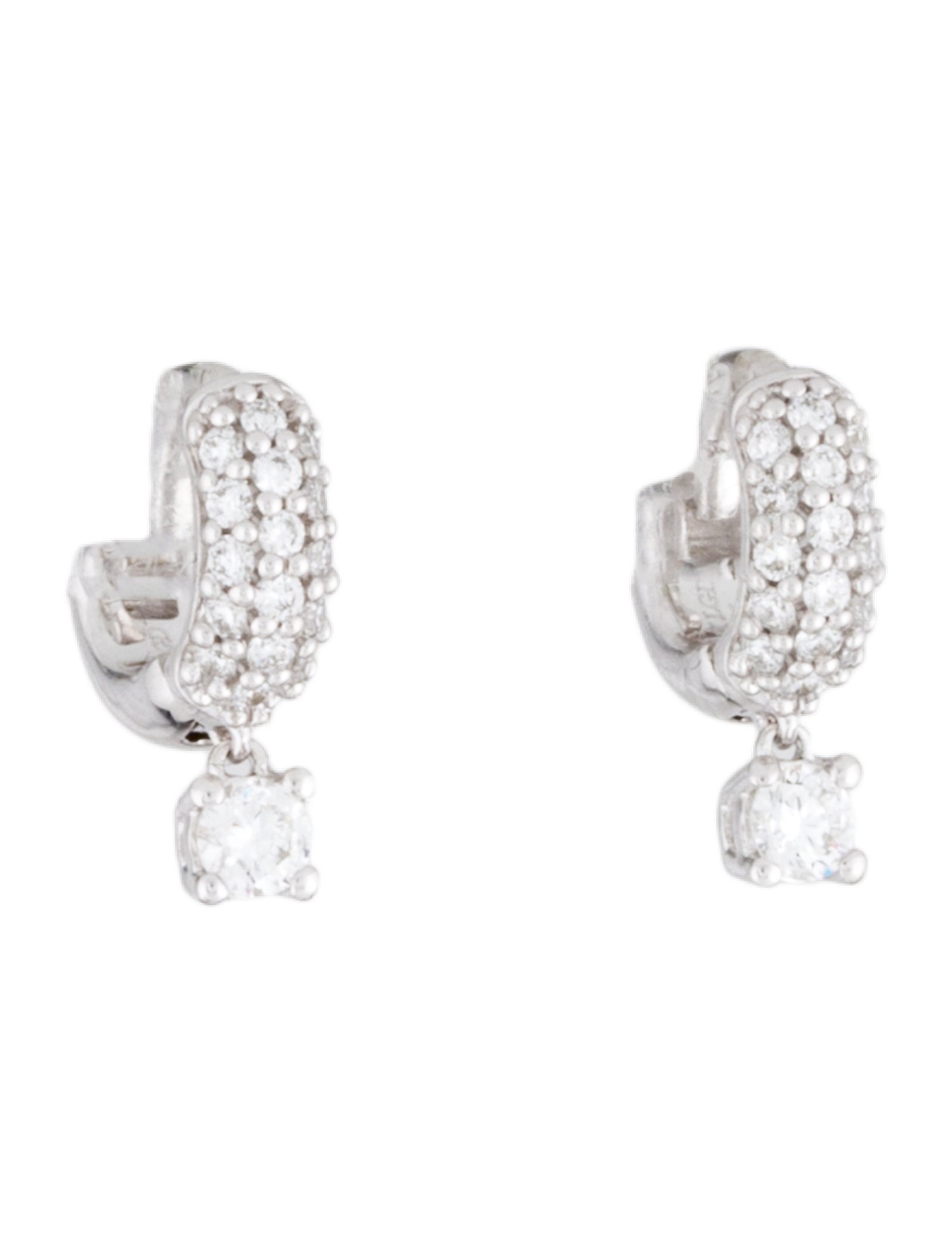 Badgley Mischka 14K Lab-Grown Diamond Huggie Earrings