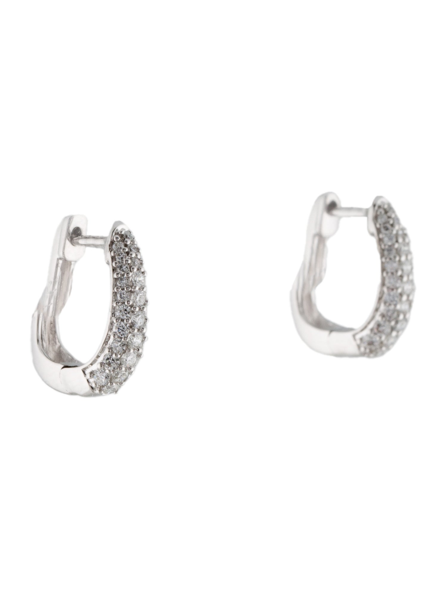 Badgley Mischka 14K Lab-Grown Diamond Huggie Earrings