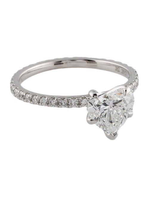 Badgley Mischka 1.50ct Lab-Grown Diamond Heart Engagement Ring