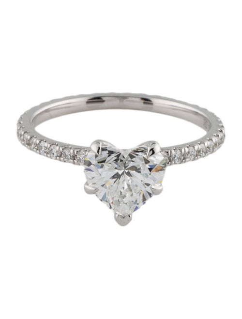 Badgley Mischka 1.50ct Lab-Grown Diamond Heart Engagement Ring