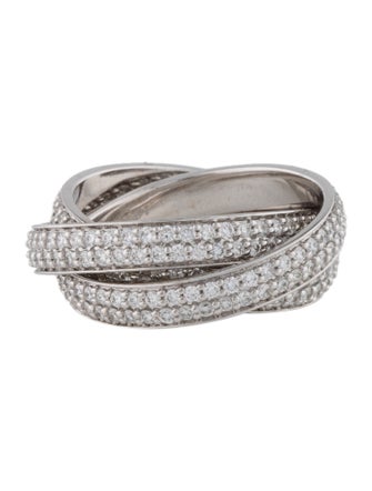 Badgley Mischka 14K 2.00ctw Lab-Grown Diamond Rolling Ring