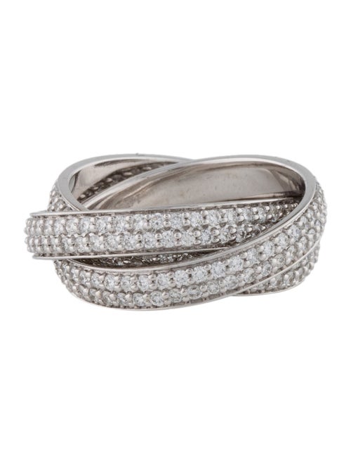 Badgley Mischka 14K 2.00ctw Lab-Grown Diamond Rolling Ring