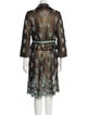 Badgley Mischka Patterned Sequin Embellishments Skirt Set