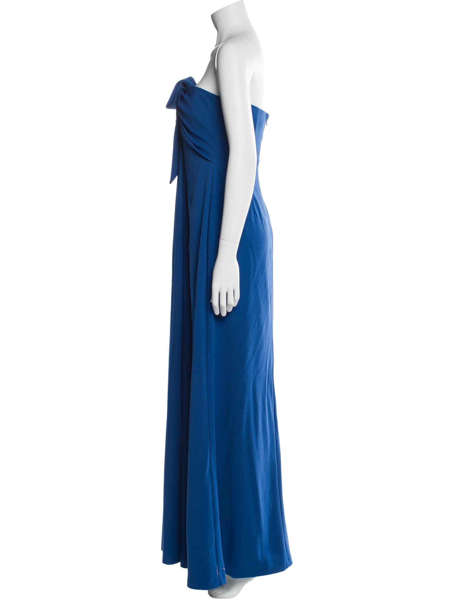 Badgley Mischka Strapless Long Dress
