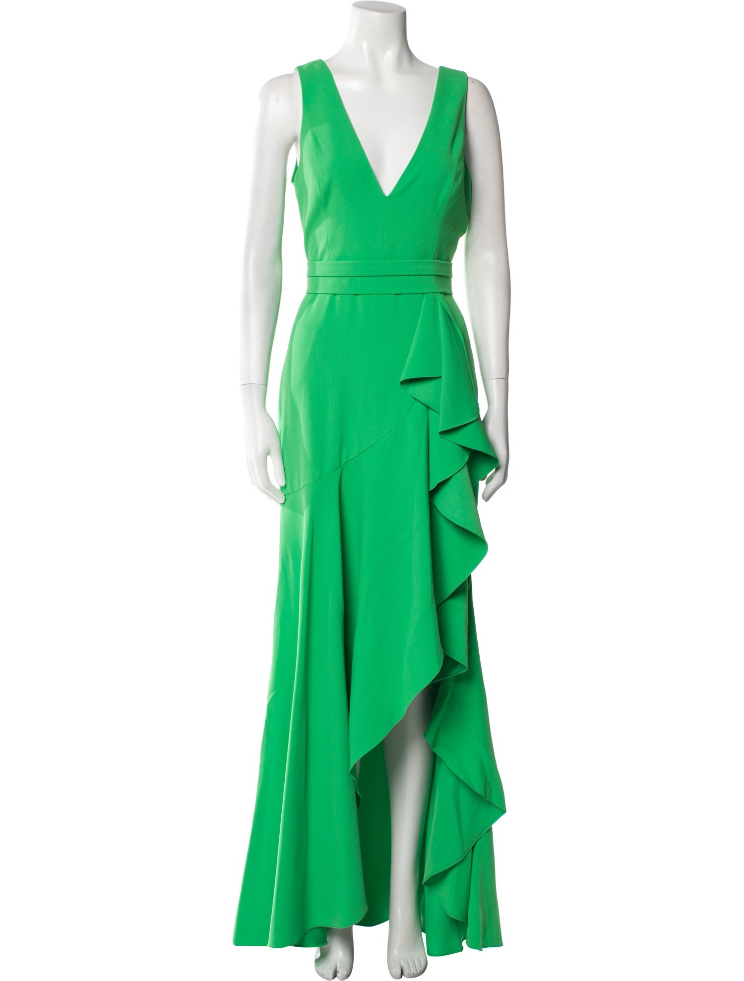 Badgley Mischka V-Neck Long Dress w/ Tags