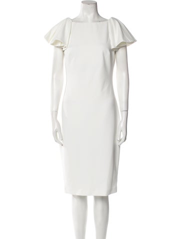 Badgley Mischka Dresses Bateau Neckline Mini Dress US 4 | S