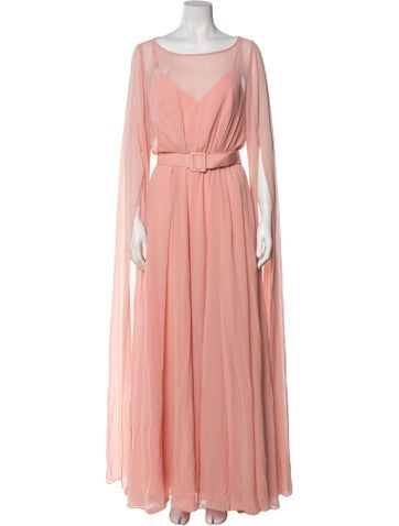 Badgley Mischka Dresses Scoop Neck Long Dress US 6 | M