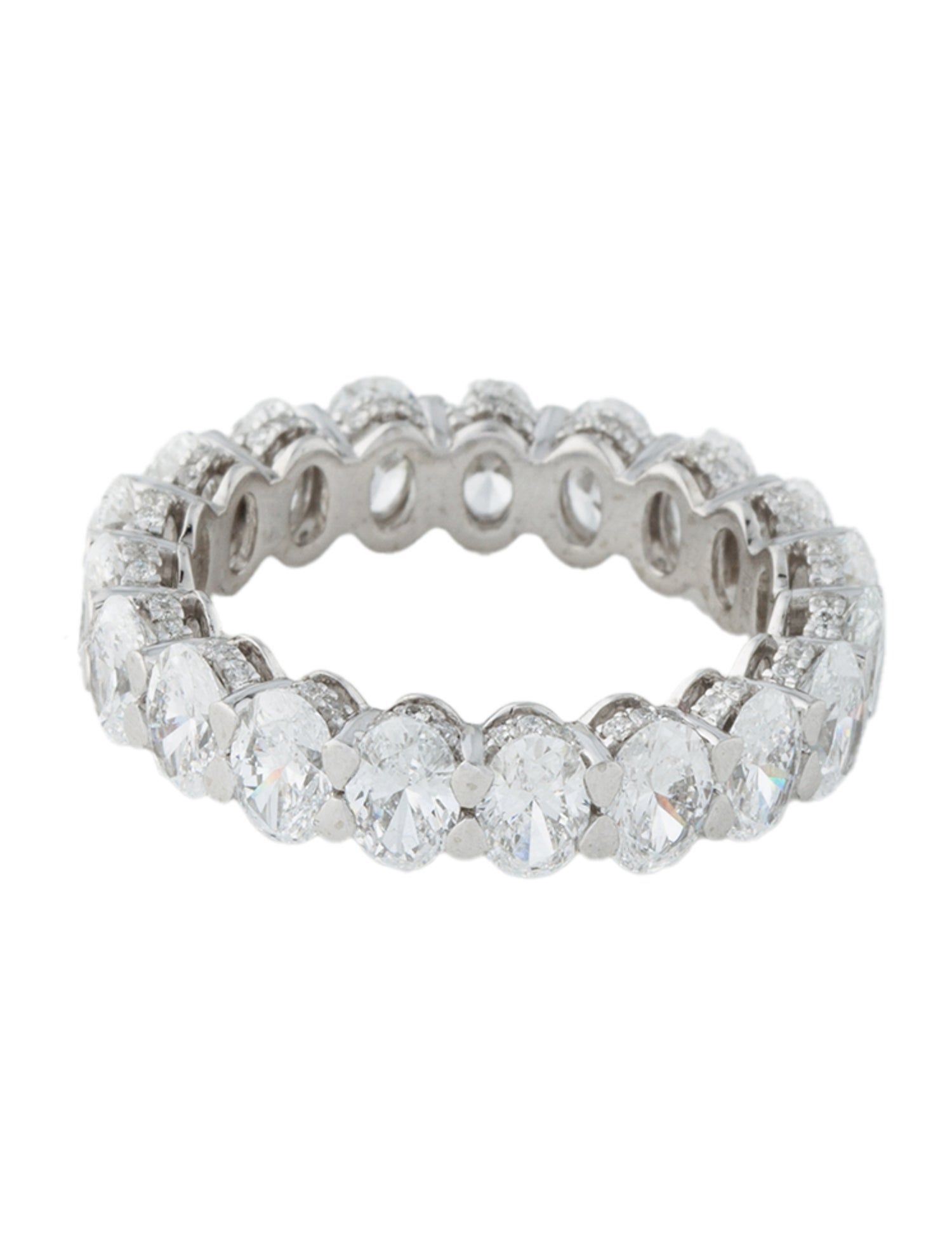 Badgley Mischka Platinum 5.99ctw Lab-Grown Diamond Eternity Band