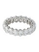 Badgley Mischka Platinum 5.99ctw Lab-Grown Diamond Eternity Band
