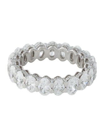 Badgley Mischka Platinum 5.99ctw Lab-Grown Diamond Eternity Band