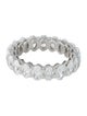 Badgley Mischka Platinum 5.99ctw Lab-Grown Diamond Eternity Band