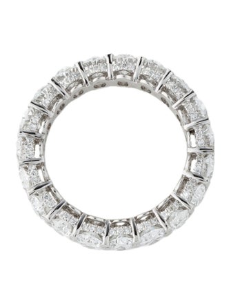 Badgley Mischka Platinum 5.99ctw Lab-Grown Diamond Eternity Band