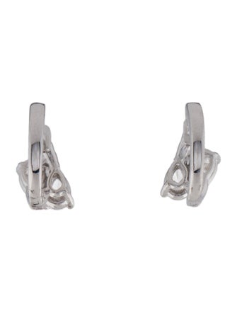 Badgley Mischka 14K 1.51ctw Lab-Grown Diamond Hoop Earrings