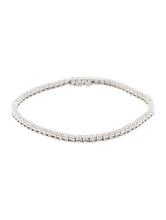 Badgley Mischka 14K 5.00ctw Lab Grown Diamond Tennis Bracelet