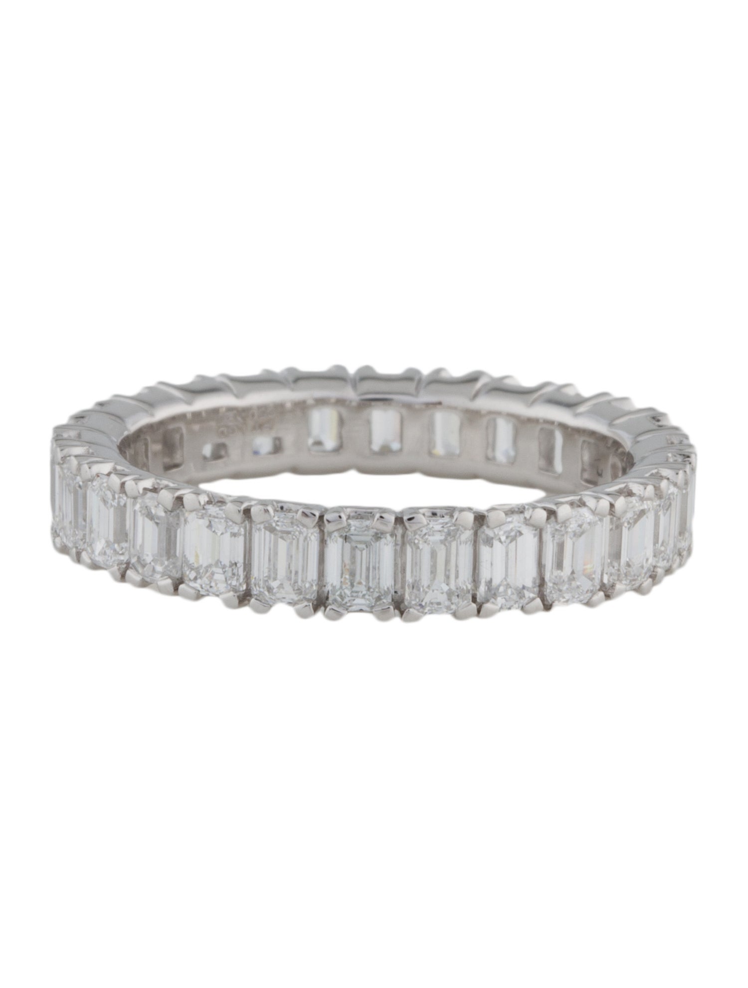 Badgley Mischka Platinum 2.00ctw Lab Grown Diamond Eternity Band