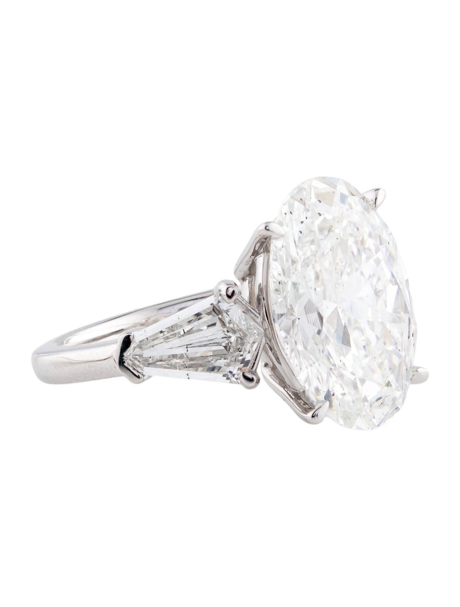 Badgley Mischka 18K 8.17ct Lab-Grown Diamond Engagement Ring