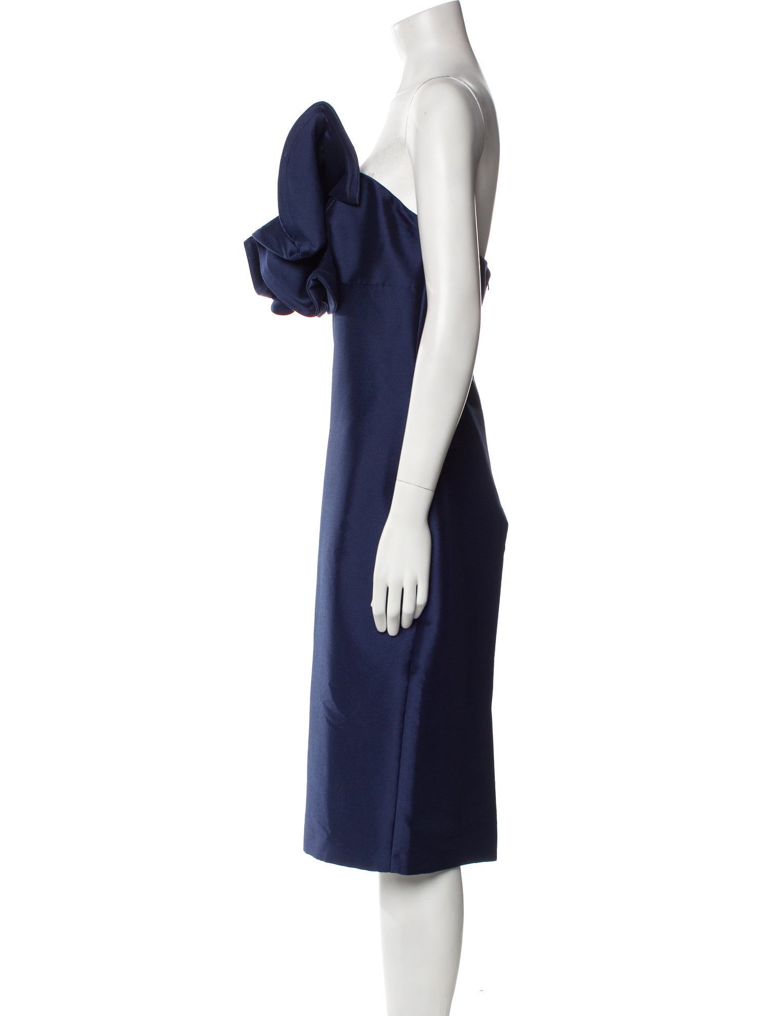 sachin and babi light blue dress Black Drape Front Dress by Badgley Mischka main image 0