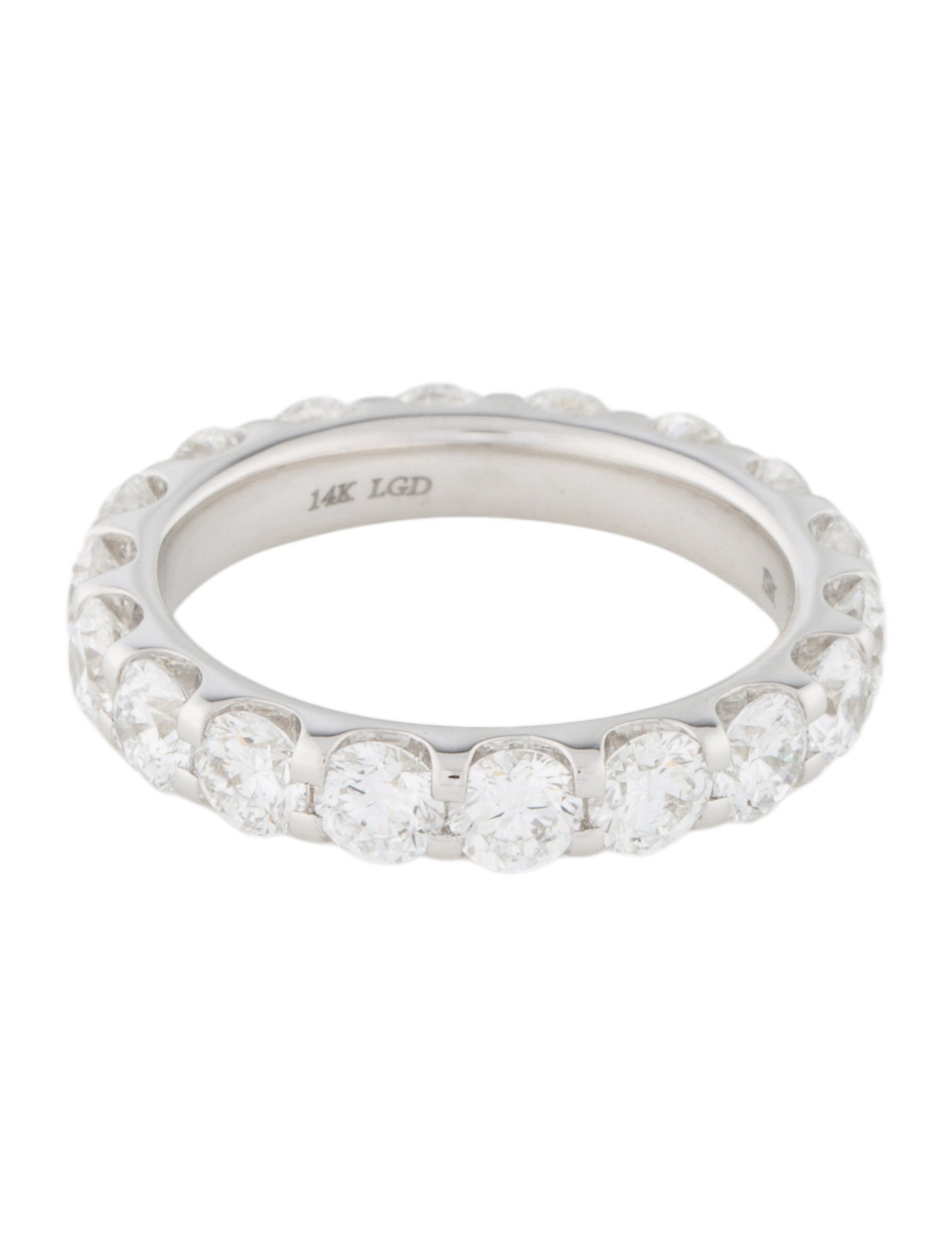 Badgley Mischka 14K 3.00ctw Lab-Grown Diamond Eternity Band Ring
