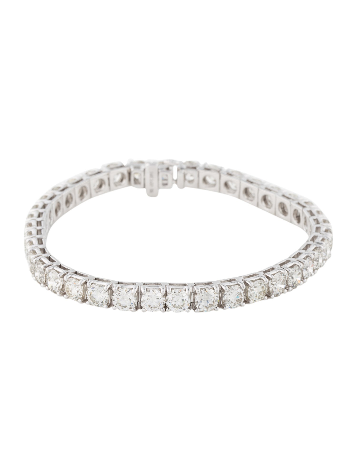 Badgley Mischka 14K 14.82ctw Lab-Grown Diamond Tennis Bracelet
