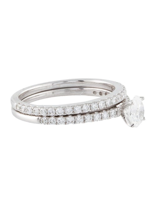 Badgley Mischka 14K 1.00ctw Lab-Grown Diamond Wedding Set