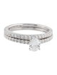 Badgley Mischka 14K 1.00ctw Lab-Grown Diamond Wedding Set