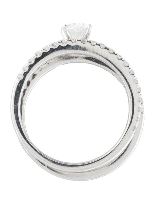 Badgley Mischka 14K 1.00ctw Lab-Grown Diamond Wedding Set