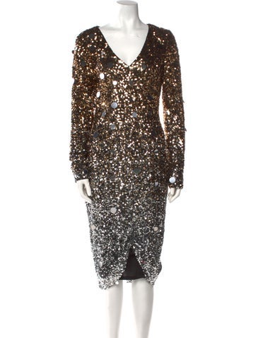 Badgley Mischka Dresses Sequin Mini Dress US 6 | M