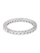 Badgley Mischka Platinum Lab-Grown Diamond Eternity Band
