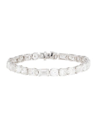 Badgley Mischka 14K 24.01.ctw Lab-Grown Diamond Link Bracelet