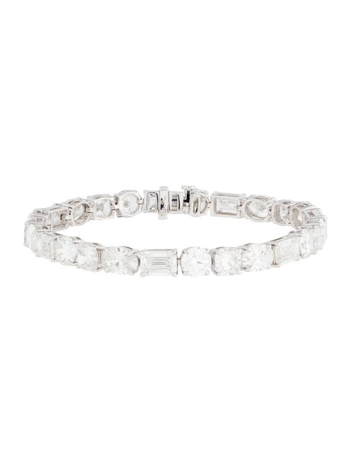 Badgley Mischka 14K 24.01.ctw Lab-Grown Diamond Link Bracelet