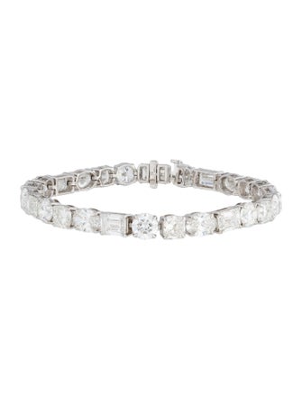 Badgley Mischka 14K 24.01ctw Lab-Grown Diamond Link Bracelet