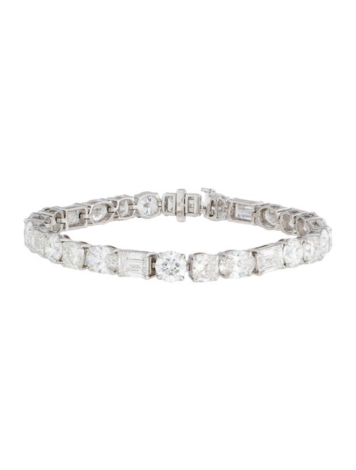 Badgley Mischka 14K 24.01ctw Lab-Grown Diamond Link Bracelet
