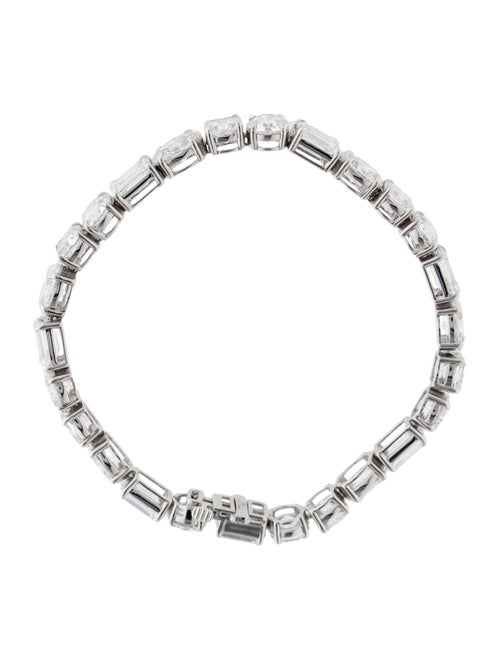 Badgley Mischka 14K 24.01ctw Lab-Grown Diamond Link Bracelet