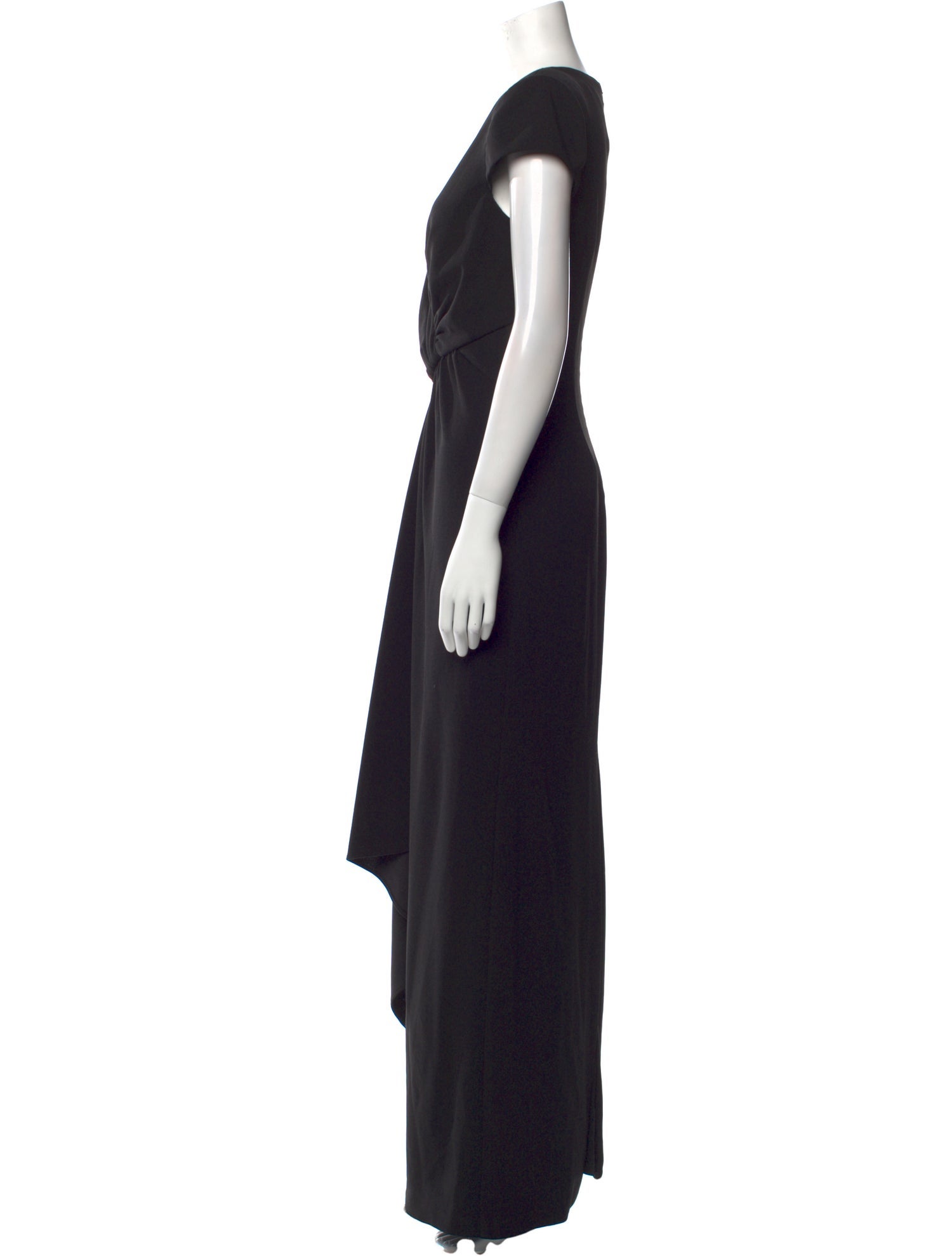 Badgley Mischka Plunge Neckline Long Dress w/ Tags