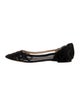 Badgley Mischka Mesh Crystal Embellishments D'Orsay Flats