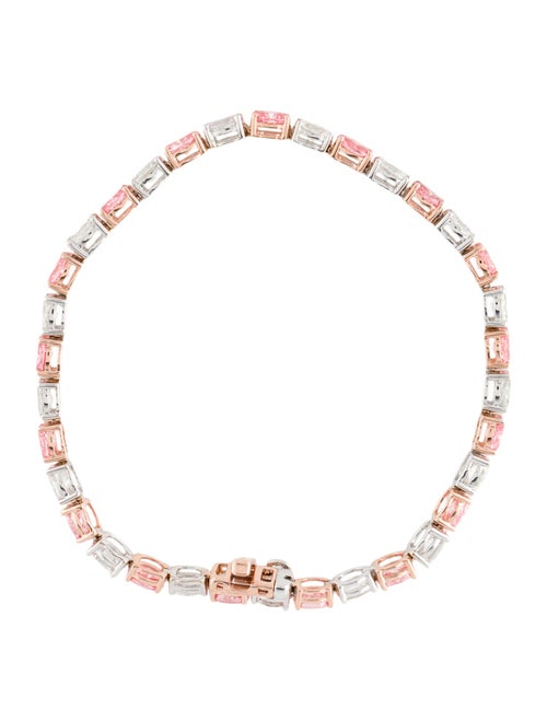 Badgley Mischka 14K 8.00ctw Lab-Grown Diamond Bracelet