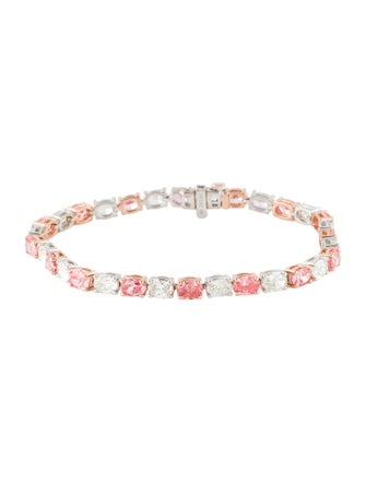 Badgley Mischka 14K 11.87ctw Lab-Grown Diamond Bracelet