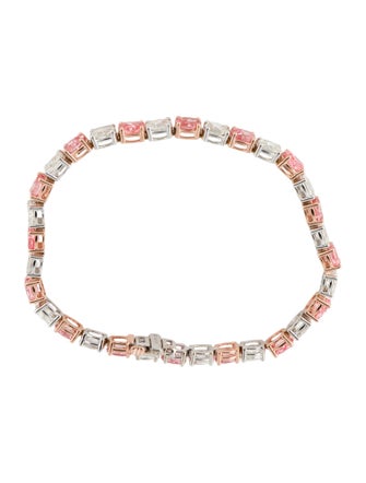 Badgley Mischka 14K 11.87ctw Lab-Grown Diamond Bracelet