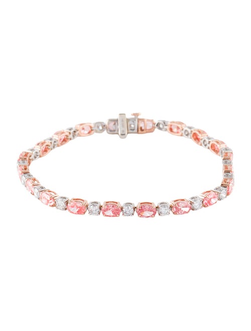 Badgley Mischka 14K 7.80ctw Lab-Grown Diamond Bracelet