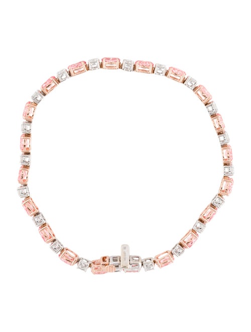 Badgley Mischka 14K 7.80ctw Lab-Grown Diamond Bracelet